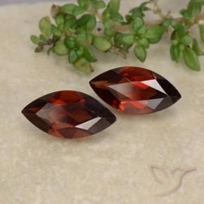 2.47 ctw Red Pyrope Garnet Stones, Natural Pyrope Garnet in Marquise Facet Shape for Sale