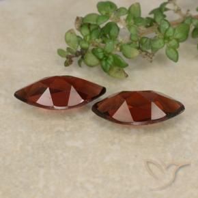 Pyrope Garnet Gemstones in 10.1 x 5.1 mm Size for Sale, Pyrope Garnet Stones in Sangria Red Color