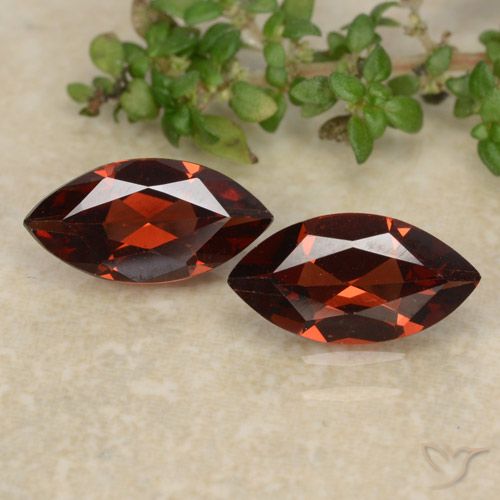 2.16ctw Natural Deep Red Pyrope Garnet, Marquise, VVS-VS