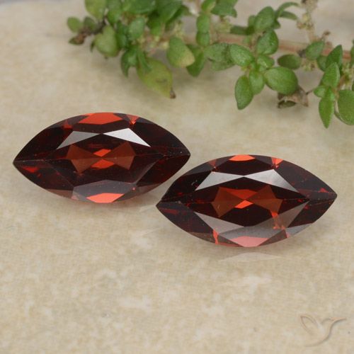 2.47ctw Natural Deep Red Pyrope Garnet, Marquise, VVS-VS