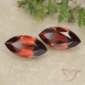 2.47 ctw Red Pyrope Garnet Stones, Natural Pyrope Garnet in Marquise Facet Shape for Sale