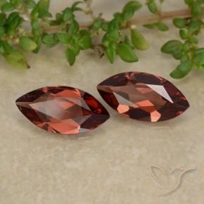 1.97 ctw Red Pyrope Garnet Stones, Natural Pyrope Garnet in Marquise Facet Shape for Sale