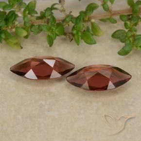 Pyrope Garnet Gemstones in 10 x 5.1 mm Size for Sale, Pyrope Garnet Stones in Deep Red Color