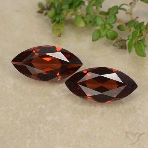 2.22ctw Natural Dark Red Pyrope Garnet, Marquise, VVS-VS