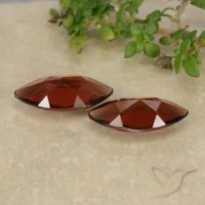 Pyrope Garnet Gemstones in 10.2 x 5 mm Size for Sale, Pyrope Garnet Stones in Dark Red Color