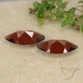 Pyrope Garnet Gemstones in 10.2 x 5.1 mm Size for Sale, Pyrope Garnet Stones in Dark Red Color