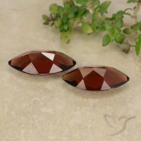 Pyrope Garnet Gemstones in 9.9 x 5.1 mm Size for Sale, Pyrope Garnet Stones in Deep Blood Red Color