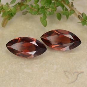 2.22 ctw Red Pyrope Garnet Stones, Natural Pyrope Garnet in Marquise Facet Shape for Sale