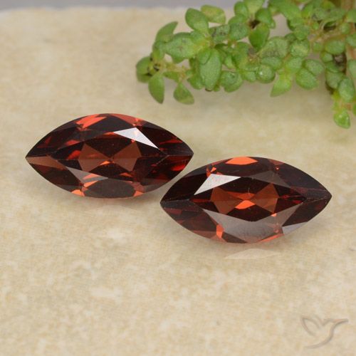 2.39ctw Natural Sangria Red Pyrope Garnet, Marquise, VVS-VS