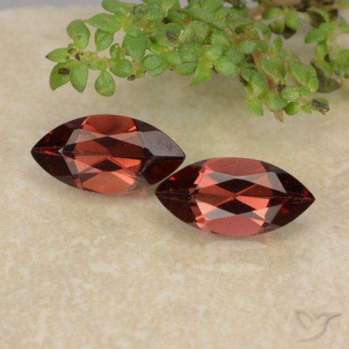 2.21 ct Marquise Cut Pyrope Garnet, 9.9 x 4.9 mm From Mozambique, Photo A