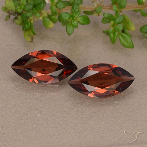 2.01 ct Marquise Cut Pyrope Garnet, 9.9 x 5.2 mm From Mozambique, Photo A