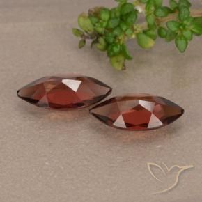 Pyrope Garnet Gemstones in 9.9 x 5 mm Size for Sale, Pyrope Garnet Stones in Deep Scarlet Red Color