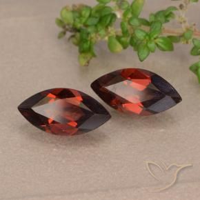 2.41 ctw Red Pyrope Garnet Stones, Natural Pyrope Garnet in Marquise Facet Shape for Sale