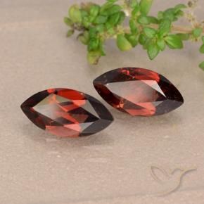 2.51 ctw Red Pyrope Garnet Stones, Natural Pyrope Garnet in Marquise Facet Shape for Sale