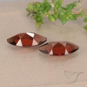 Pyrope Garnet Gemstones in 10.1 x 5.1 mm Size for Sale, Pyrope Garnet Stones in Deep Red Color