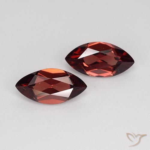 2.39 ct Marquise Cut Pyrope Garnet, 9.9 x 5 mm From Mozambique, Photo A