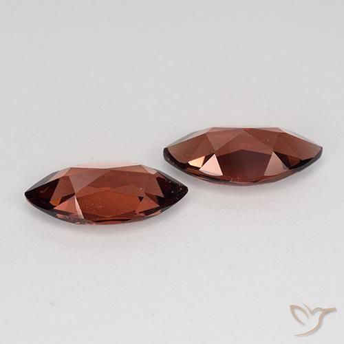 Pyrope Garnet Gemstones in 9.9 x 5 mm Size for Sale, Pyrope Garnet Stones in Dark Red Color