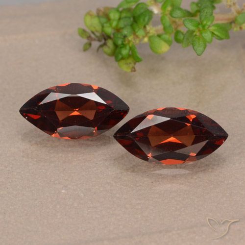 2.20ctw Natural Deep Red Pyrope Garnet, Marquise, VVS-VS