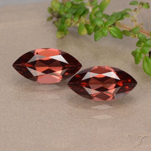 2.42ctw Natural Deep Red Pyrope Garnet, Marquise, VVS-VS