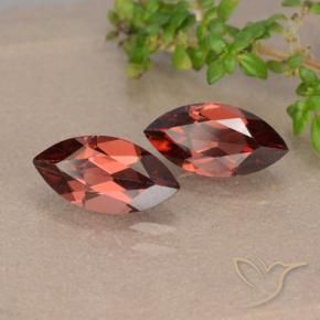 2.42 ctw Red Pyrope Garnet Stones, Natural Pyrope Garnet in Marquise Facet Shape for Sale