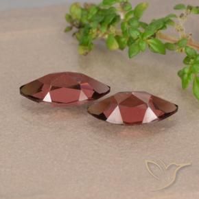 Pyrope Garnet Gemstones in 10 x 5 mm Size for Sale, Pyrope Garnet Stones in Deep Red Color