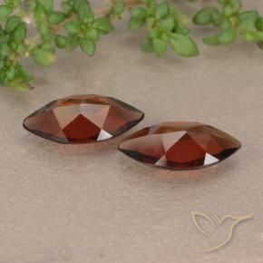 Pyrope Garnet Gemstones in 10.2 x 5.2 mm Size for Sale, Pyrope Garnet Stones in Dark Red Color