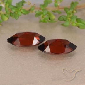 Pyrope Garnet Gemstones in 10 x 5 mm Size for Sale, Pyrope Garnet Stones in Deep Red Color