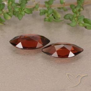 Pyrope Garnet Gemstones in 10.1 x 5.1 mm Size for Sale, Pyrope Garnet Stones in Dark Red Color