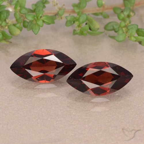 2.32ctw Natural Dark Red Pyrope Garnet, Marquise, VVS-VS