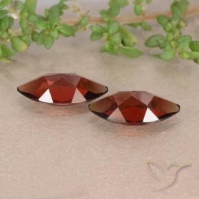 Pyrope Garnet Gemstones in 10.1 x 5.1 mm Size for Sale, Pyrope Garnet Stones in Dark Red Color