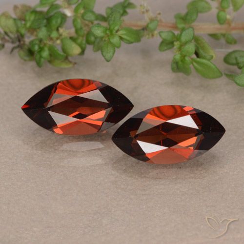 2.94ctw Natural Deep Red Pyrope Garnet, Marquise, VVS-VS