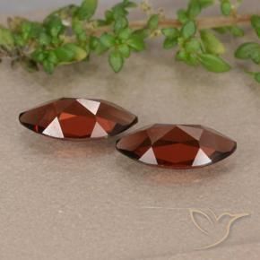 Pyrope Garnet Gemstones in 10.1 x 5.2 mm Size for Sale, Pyrope Garnet Stones in Deep Scarlet Red Color