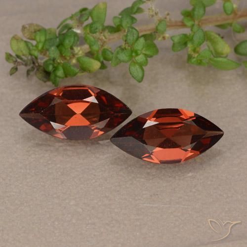 1.79ctw Natural Deep Scarlet Red Pyrope Garnet, Marquise, VVS-VS