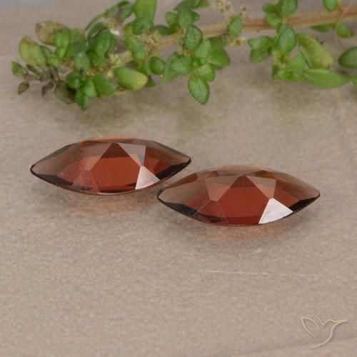 Pyrope Garnet Gemstones in 10.1 x 4.9 mm Size for Sale, Pyrope Garnet Stones in Deep Scarlet Red Color