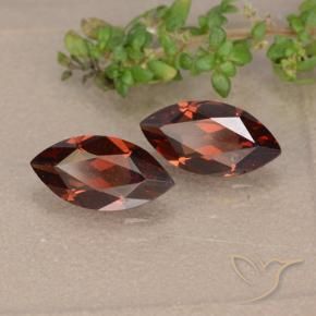 2.24 ctw Red Pyrope Garnet Stones, Natural Pyrope Garnet in Marquise Facet Shape for Sale