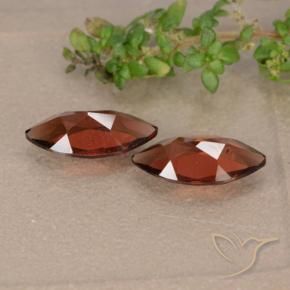 Pyrope Garnet Gemstones in 10 x 5.2 mm Size for Sale, Pyrope Garnet Stones in Dark Red Color
