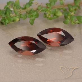 2.51 ctw Red Pyrope Garnet Stones, Natural Pyrope Garnet in Marquise Facet Shape for Sale