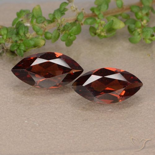 2.32ctw Natural Dark Red Pyrope Garnet, Marquise, VVS-VS