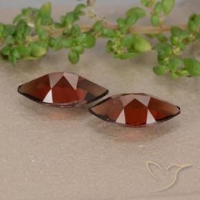 Pyrope Garnet Gemstones in 10 x 5.1 mm Size for Sale, Pyrope Garnet Stones in Deep Blood Red Color
