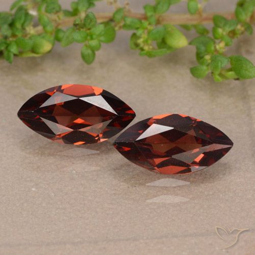 2.38ctw Natural Deep Red Pyrope Garnet, Marquise, VVS-VS