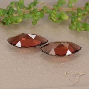 Pyrope Garnet Gemstones in 10.1 x 5.1 mm Size for Sale, Pyrope Garnet Stones in Deep Red Color