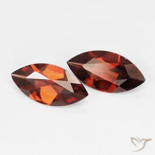 2.00 ctw Red Pyrope Garnet Stones, Natural Pyrope Garnet in Marquise Facet Shape for Sale