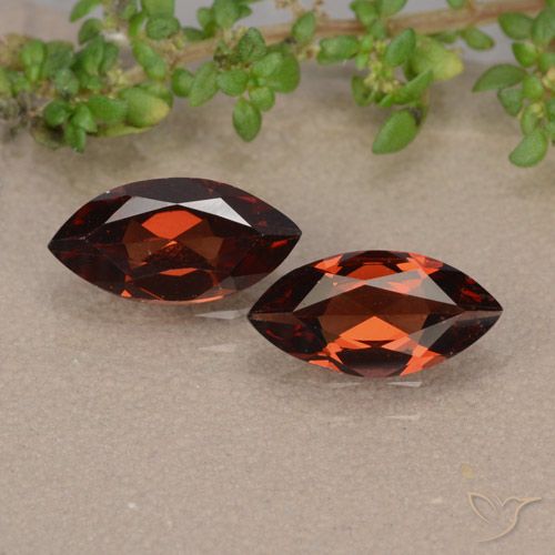 2.15ctw Natural Medium Red Pyrope Garnet, Marquise, VVS-VS