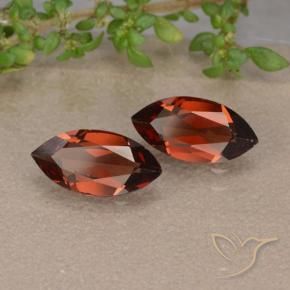 1.99 ctw Red Pyrope Garnet Stones, Natural Pyrope Garnet in Marquise Facet Shape for Sale