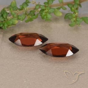 Pyrope Garnet Gemstones in 9.9 x 4.9 mm Size for Sale, Pyrope Garnet Stones in Medium Red Color
