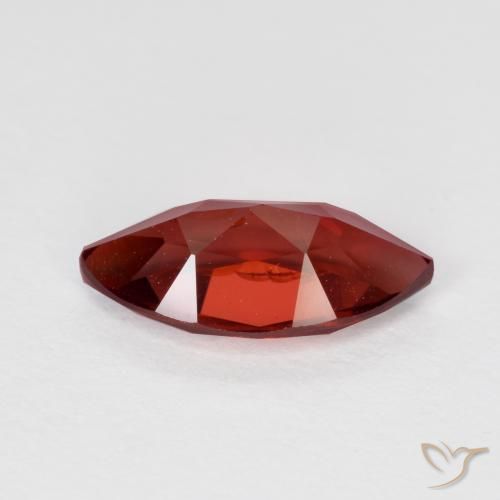 Pyrope Garnet Gemstone in 9.9 x 5.2 mm Size for Sale, Pyrope Garnet Stone in Dark Red Color