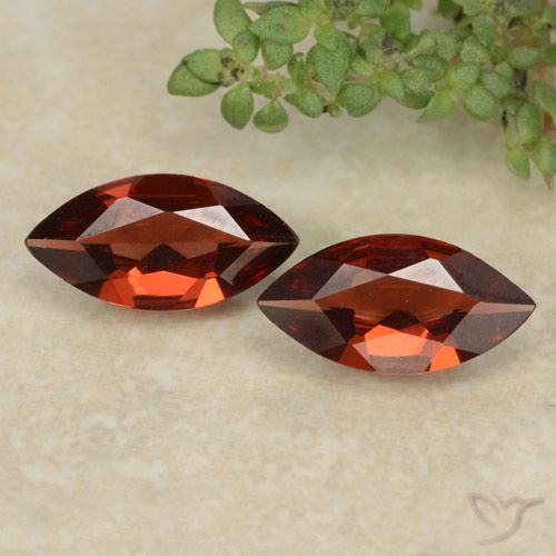 1.71ctw Natural Deep Red Pyrope Garnet, Marquise, VVS-VS