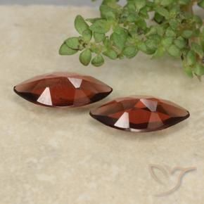 Pyrope Garnet Gemstones in 9.9 x 5 mm Size for Sale, Pyrope Garnet Stones in Deep Red Color