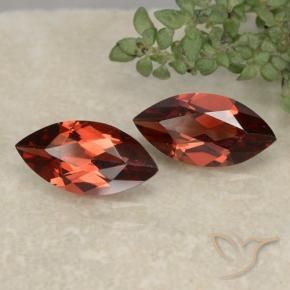 2.25 ctw Red Pyrope Garnet Stones, Natural Pyrope Garnet in Marquise Facet Shape for Sale
