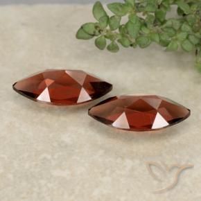 Pyrope Garnet Gemstones in 10.1 x 5.1 mm Size for Sale, Pyrope Garnet Stones in Deep Scarlet Red Color